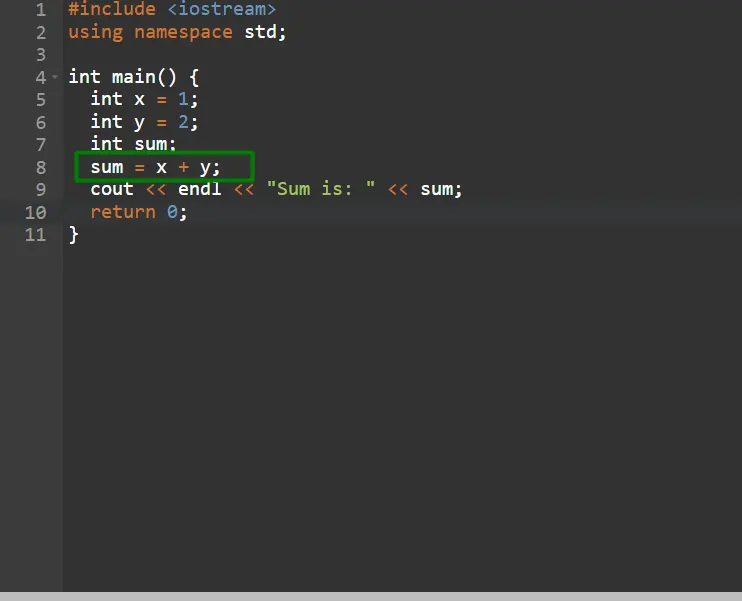 How to write a code