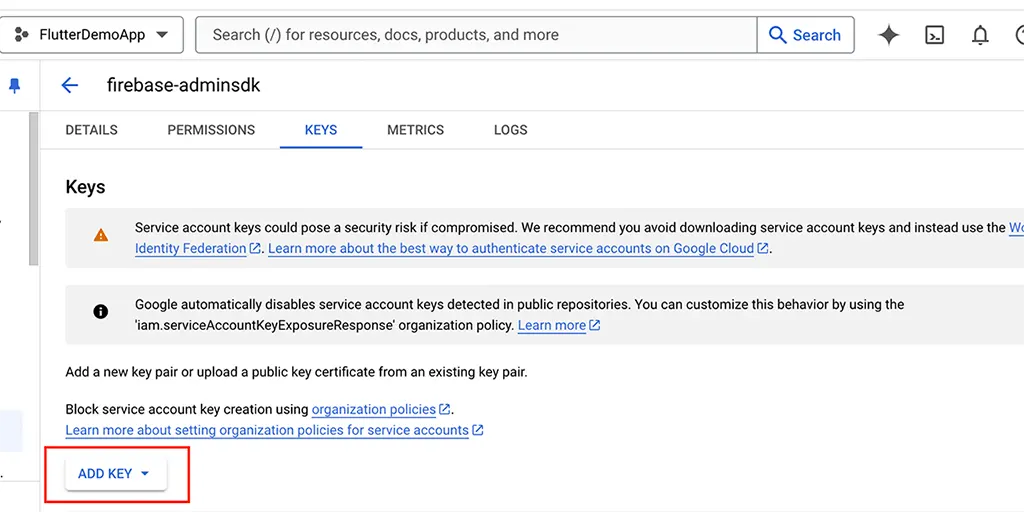 Firebase Admin SDK